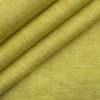 Cadini by Siyaram's Canary Yellow 60 LEA 100% Pure Linen Kurta Fabric