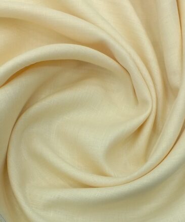 Nemesis ButterMilk Beige 100% Pure Linen Kurta Fabric