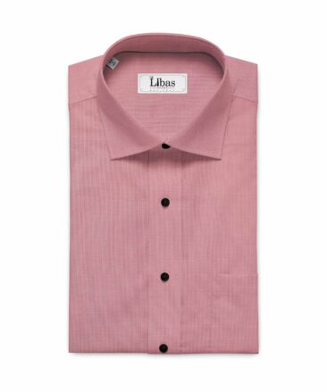 Soktas Men's Roselle Pink 120's Giza Cotton Pinpoint Oxford Shirt Fabric