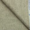 Arvind Butter Oat Beige 100% Pure Linen 25 LEA Structured Unstitched Trouser Fabric