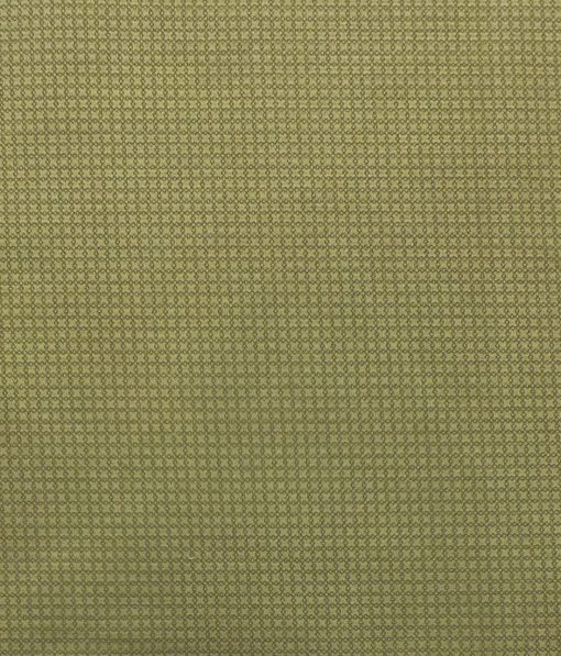 Arvind Fawn Beige Structured 98% Cotton Stretchable Corduroy Trouser Fabric (Unstitched - 1.30 Mtr)