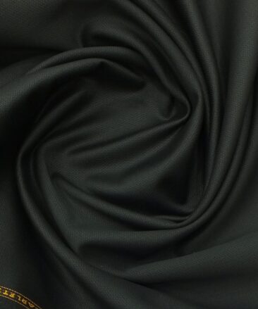 Arvind Black 100% Cotton Structured Trouser Fabric (Unstitched - 1.30 Mtr)