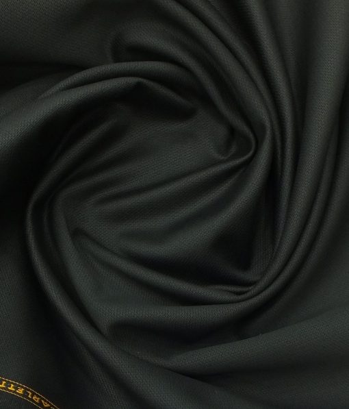 Arvind Black 100% Cotton Structured Trouser Fabric (Unstitched - 1.30 Mtr)