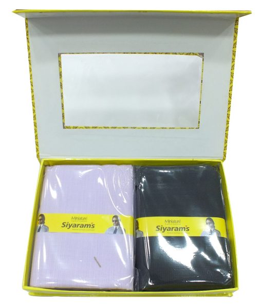 Siyaram's Combo Gift Pack of Unstitched Shirt & Trouser Fabrics - Image 4