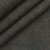 Linen Club Dark Brown 100% European Linen Structured Unstitched Trouser Fabric (1.30 M)