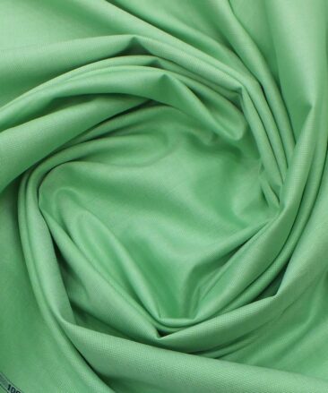 Solino Light Lime Green 100% Giza Cotton Oxford Shirt Fabric (1.60 M)