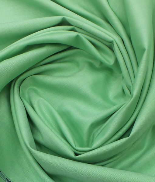 Solino Light Lime Green 100% Giza Cotton Oxford Shirt Fabric (1.60 M)