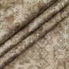 J.Hampstead by Siyaram's Pistachious Beige 100% Cotton Brown Print Shirt Fabric (1.60 M)