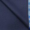 Cadini Italy by Siyaram's Dark Royal Blue Solid Super 90's 20% Merino Wool  Unstitched Trouser Fabric (1.25 Mtr)