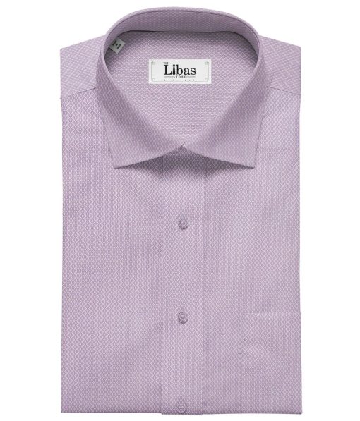 Raymond Lavnder Purple 100% Egyptian Giza Cotton Structured Shirt Fabric (1.60 M)