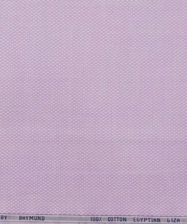 Raymond Lavnder Purple 100% Egyptian Giza Cotton Structured Shirt Fabric (1.60 M)