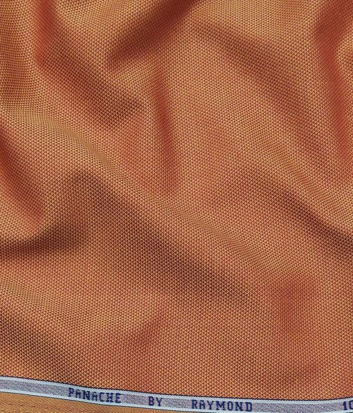 Raymond Ginger Orange 100% Premium Cotton Structured Shirt Fabric (1.60 M)