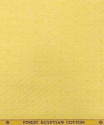 Giza House by Soktas Tuscan Yellow 100% Egyptian Giza Cotton Jacquard Shirt Fabric (1.60 M)