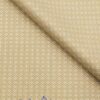 Absoluto Creamish & Beige Jacquard Unstitched Terry Rayon Bandhgala or Blazer Fabric