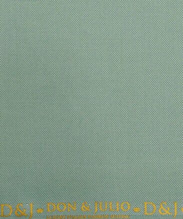 Don & Julio Mint Green Dotted Structure Unstitched Terry Rayon Suiting Fabric