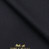 Mark & Peanni Dark Navy Blue Oxford Structure Unstitched Terry Rayon Suiting Fabric