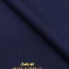 Mark & Peanni Dark Blue Oxford Structure Unstitched Terry Rayon Suiting Fabric