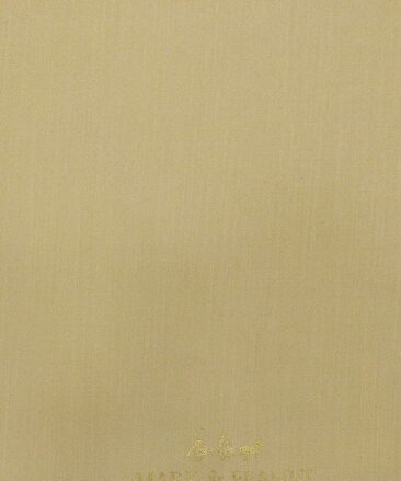 Mark & Peanni Oat Beige Solid Unstitched Terry Rayon Suiting Fabric