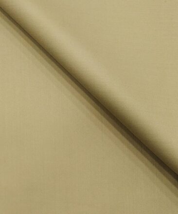 Mark & Peanni Oat Beige Solid Unstitched Terry Rayon Suiting Fabric