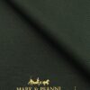 Mark & Peanni Seaweed Green Royal Oxford Structure Unstitched Terry Rayon Suiting Fabric