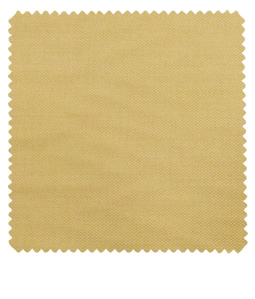 Grado by Grasim Macaroon Beige Polyester Viscose Structured Unstitched Suiting Fabric