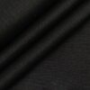 Linen Club Men's Pure 100% Linen Black Solid Unstitched Suiting Fabric (3M)