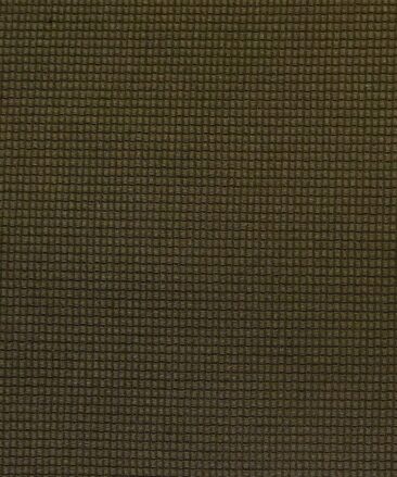 Arvind Men's Mehandi Brown 100% Cotton  Unstitched Trouser Fabric (1.30 Mtr)