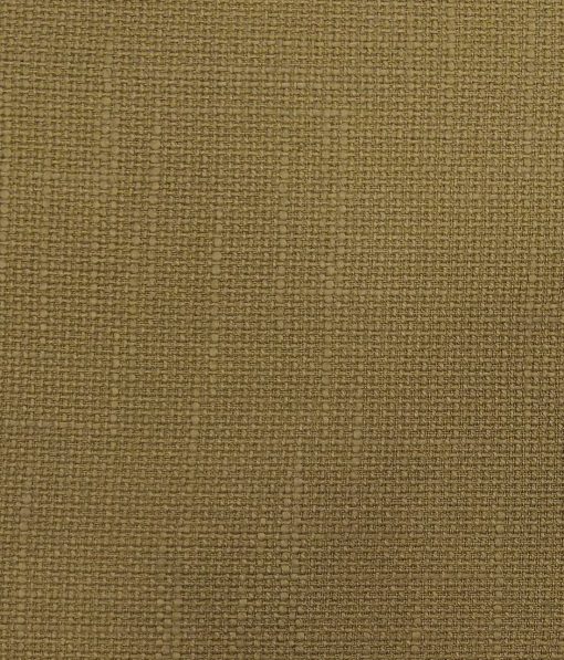 True Value Men's Peanut Brown 100% Cotton Jute Weave Trouser Fabric (Unstitched - 1.30 Mtr)