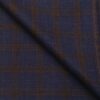 Don & Julio Men's Terry Rayon Unstitched Checks Suiting Fabric (Indigo Blue)