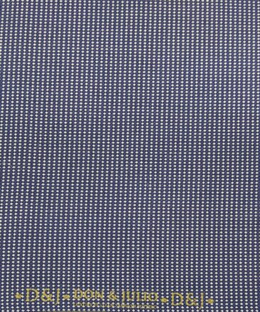 Don & Julio Terry Rayon Unstitched Dobby Structured Suiting Fabric (Blue)