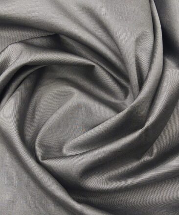 Don & Julio Terry Rayon Unstitched Solids Shiny Suiting Fabric (Light Silver Grey)