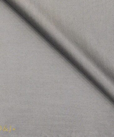 Don & Julio Terry Rayon Unstitched Solids Shiny Suiting Fabric (Light Silver Grey)