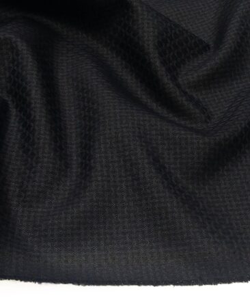 Don & Julio Terry Rayon Unstitched Jacquard Weave Suiting Fabric (Dark Blue)