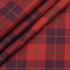 Nemesis Men's Cotton Broad Checks 1.80 Meter Unstitched Shirt Fabric (Red)