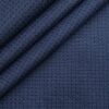 Raymond Men's Cotton Printed 1.80 Meter Unstitched Technostretch Shirt Fabric (Dark Blue)