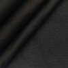 Linen Club Men's Linen Solid 3.50 Meter Unstitched Shirting Fabric (Black)