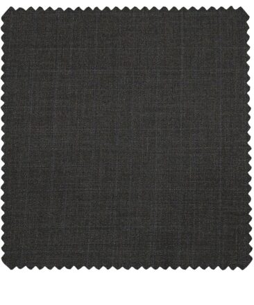 Raymond Men's Poly Viscose Unstitched Self Checks Suiting Fabric (Blackish Grey)