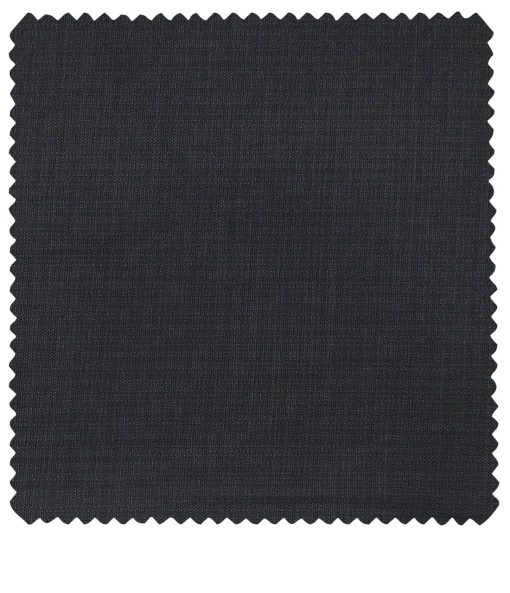 Raymond Men's Poly Viscose Unstitched Self Design Suiting Fabric (Dark Blue)