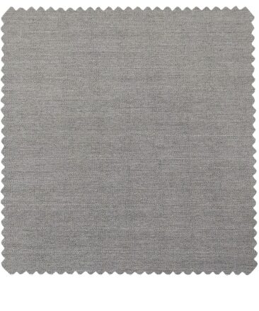 Raymond Men's Poly Viscose Unstitched Checks Suiting Fabric (Light Grey)