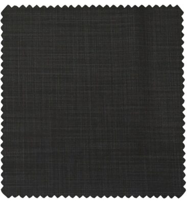 Raymond Men's Poly Viscose Unstitched Self Suiting Fabric (Black)