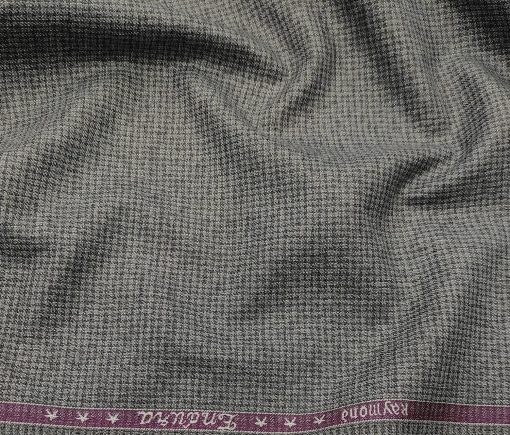 Raymond Men's Poly Viscose Unstitched Self Design Suiting Fabric (Worsted Grey)