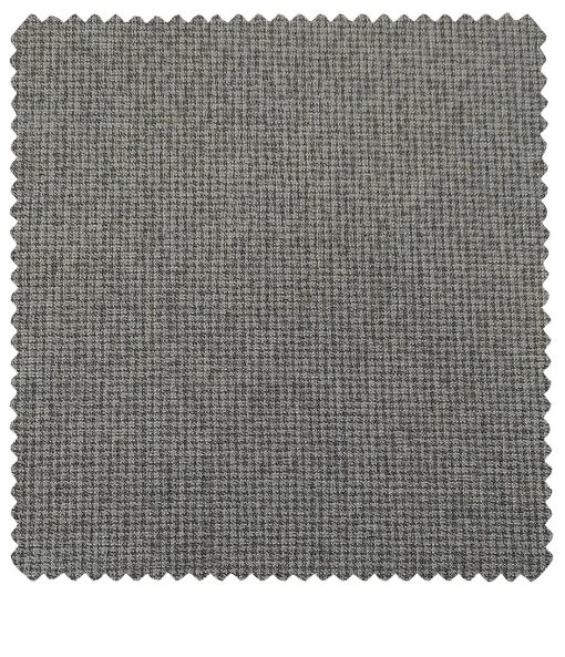 Raymond Men's Poly Viscose Unstitched Self Design Suiting Fabric (Worsted Grey)