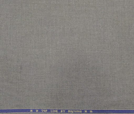 Raymond Men's Poly Viscose Unstitched Self Design Suiting Fabric (Worsted Grey)