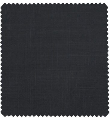 Raymond Men's Poly Viscose Unstitched Self Design Suiting Fabric (Dark Blue)