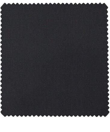 Raymond Men's Poly Viscose Unstitched Self Checks Suiting Fabric (Dark Navy Blue)