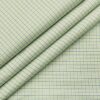 Arvind Men's Cotton Checks 1.60 Meter Unstitched Shirt Fabric (Light Green)