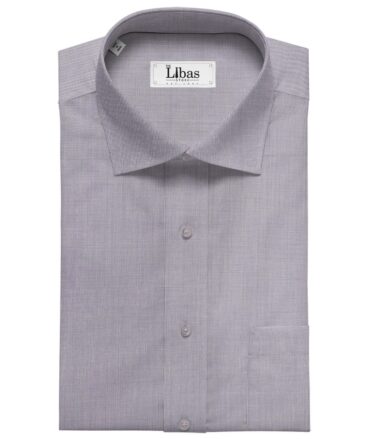 Birla Century Men's Cotton Structured 1.60 Meter Unstitched Shirt Fabric (Light Purple)