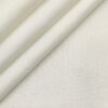 Burgoyne Men's Linen Solids Unstitched Shirting Fabric (Milky White)