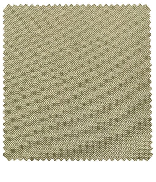 J.Hampstead Men's Polyester Viscose Structured Unstitched Suiting Fabric (Beige)