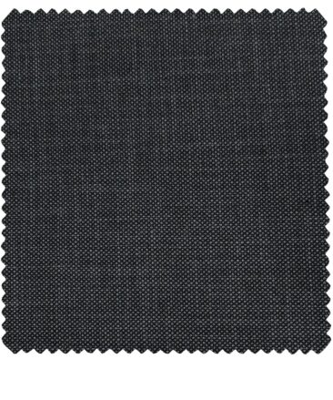 J.Hampstead Men's Polyester Viscose Structured Unstitched Suiting Fabric (Dark Blueish Grey)